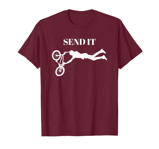 "Send It" BMX Bike Biking Funny T-Shirt